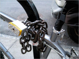 Видимая защита велосипеда 