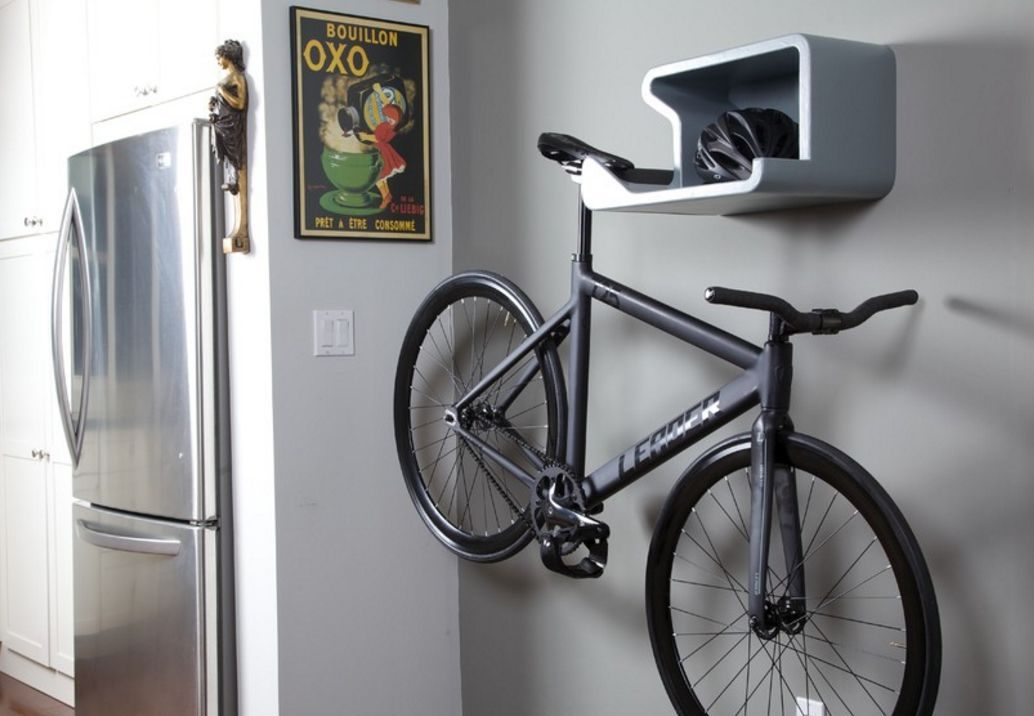 Крепление для велосипеда на стену — 2 простых варианта